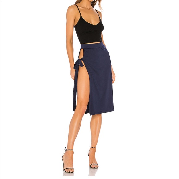 Kai Slit Midi Skirt by superdown - Picture 4 of 4